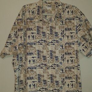 Pierre Cardin  Short Sleeve Island Style Shirt